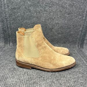 Thursday Boot Company Chelsea Taupe Brown Suede Pull On Ankle Mens 8.5 US
